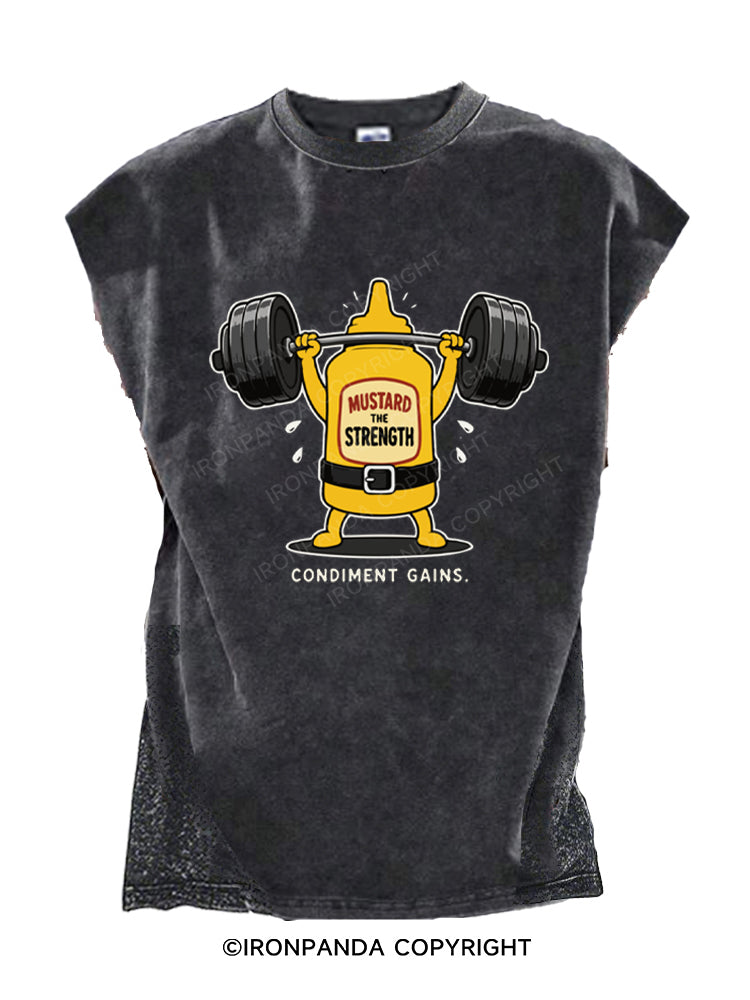 MUSTARD THE STRENGTH Cut Off Tank