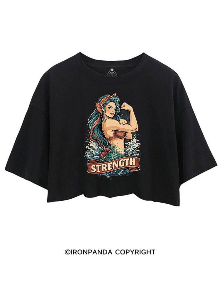 STRENGTH STRONG MERMAID CROP TOPS