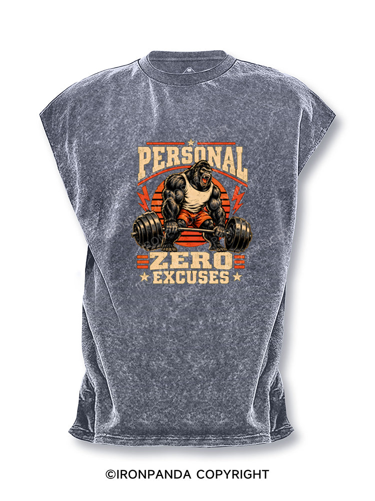 Fitness Weightlifting Gorilla No Excuses Cut Off Tank