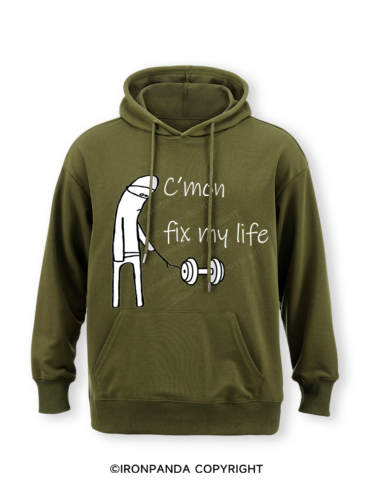 c‘mon fix my lifeClassic Gym Hoodie