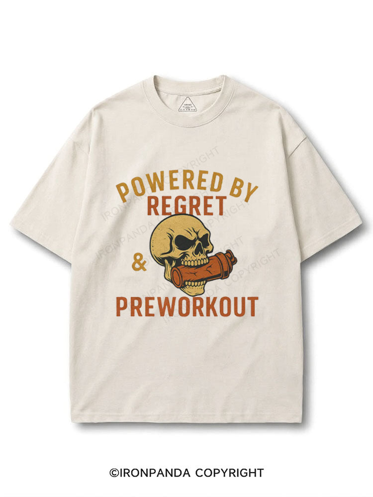 Powered by Regret & Preworkout COTTON PUMP COVER