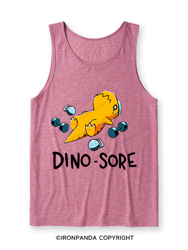 DINO SORE Ultra Soft Heather Tank