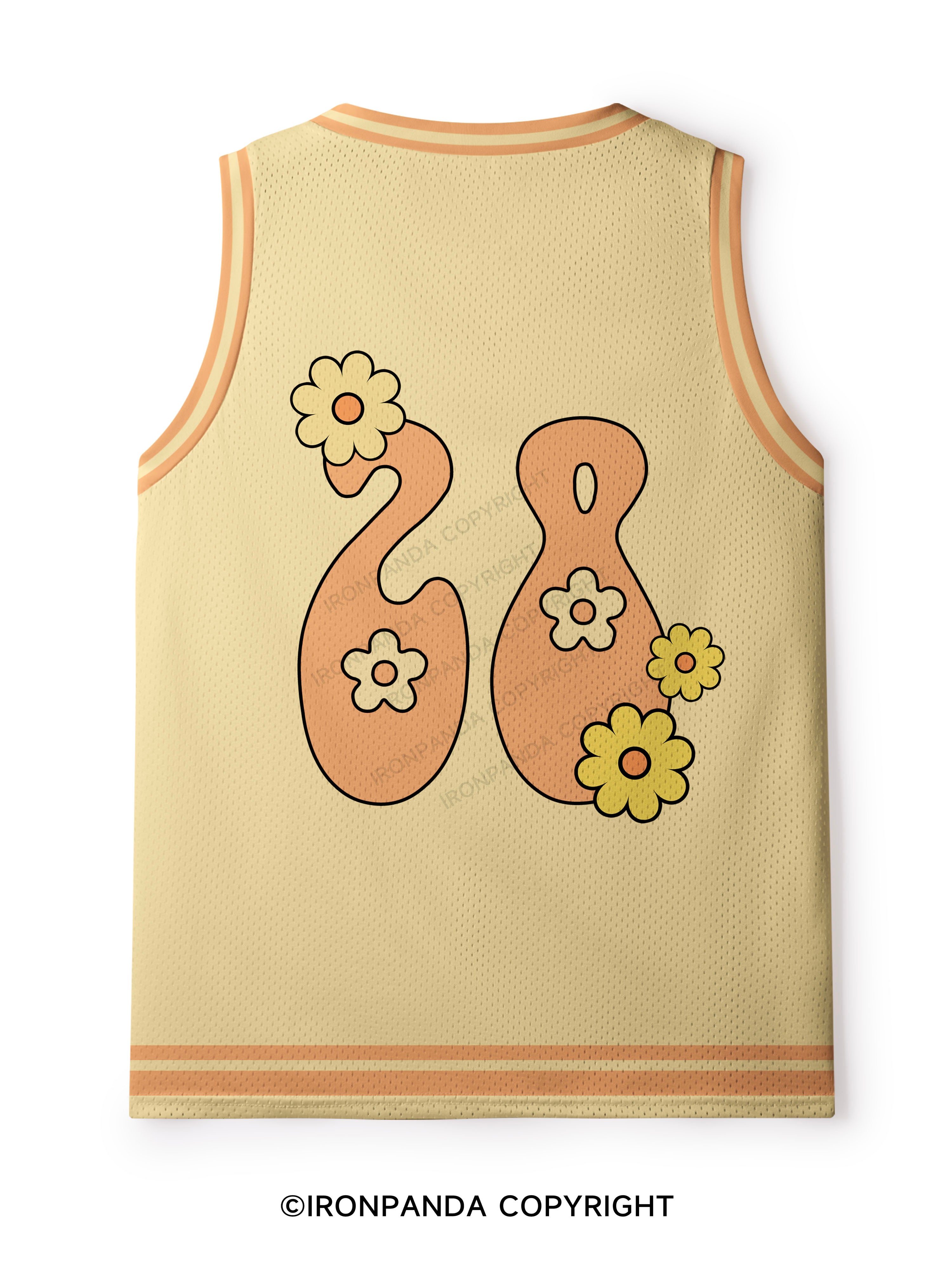 I'M LITERALLY JUST A GIRL FLOWER Mesh Tank Top