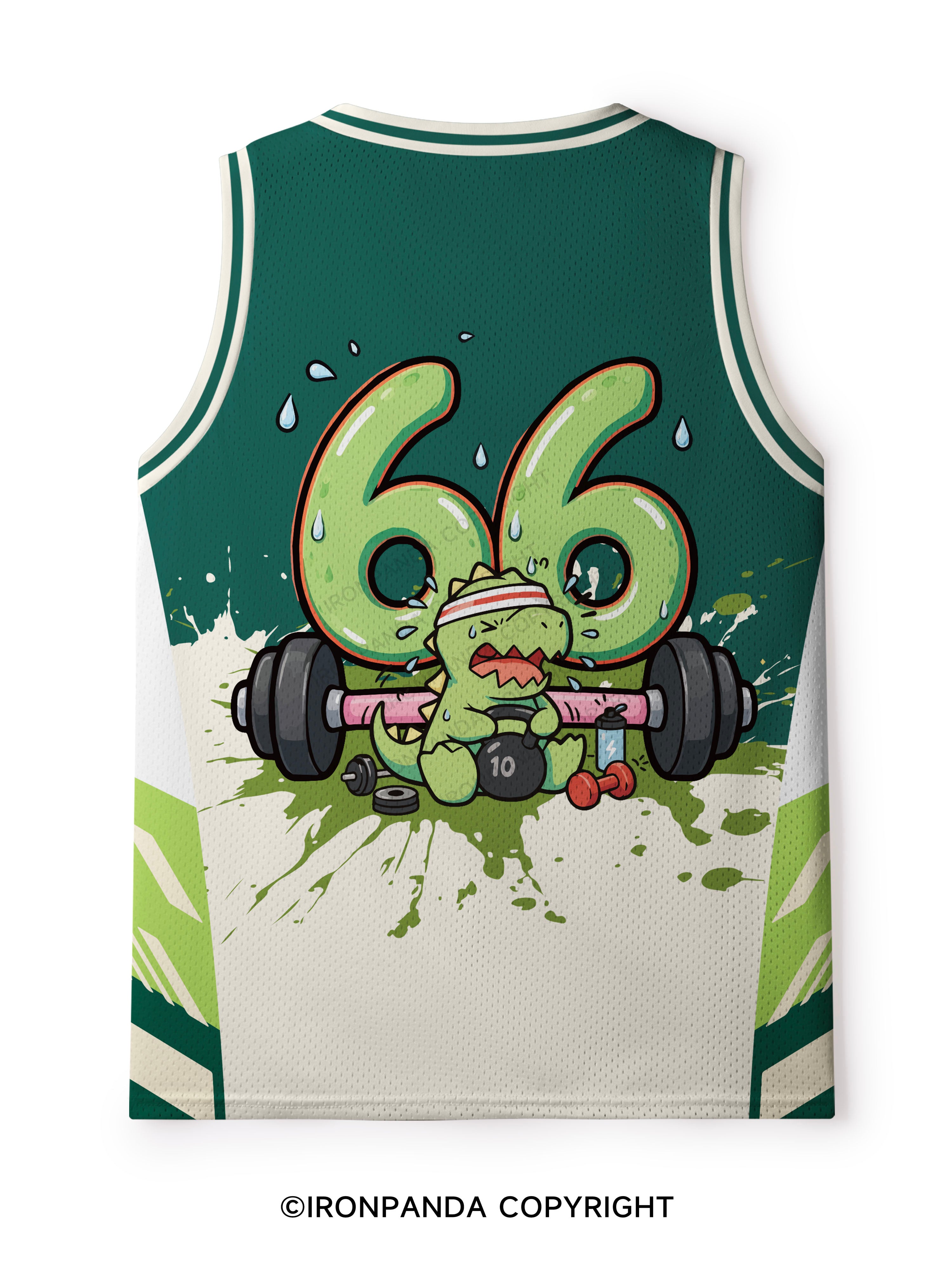 RAW! DINO-SORE Mesh Tank Top