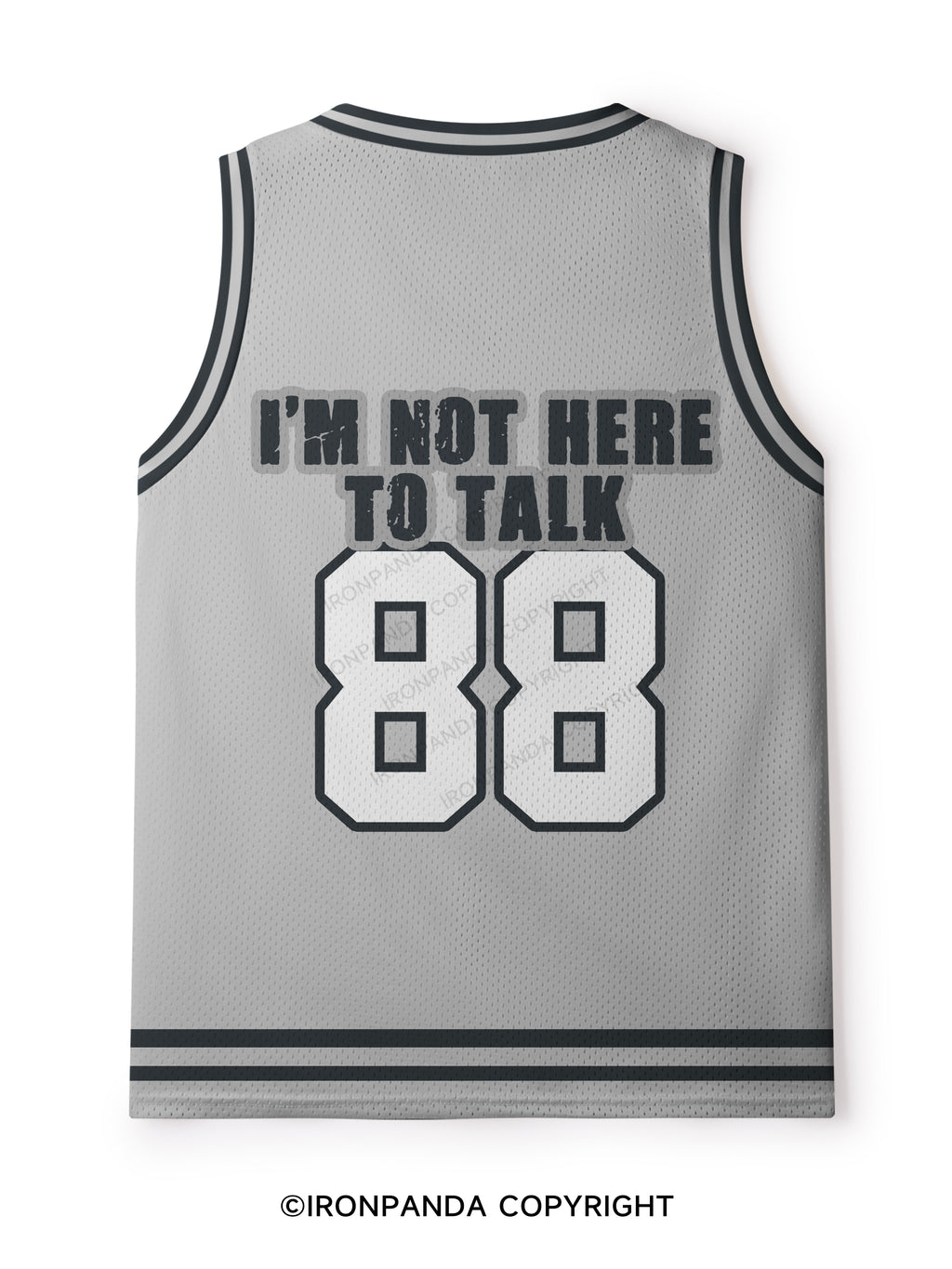 I'M NOT HERE  TO TALK Mesh Tank Top