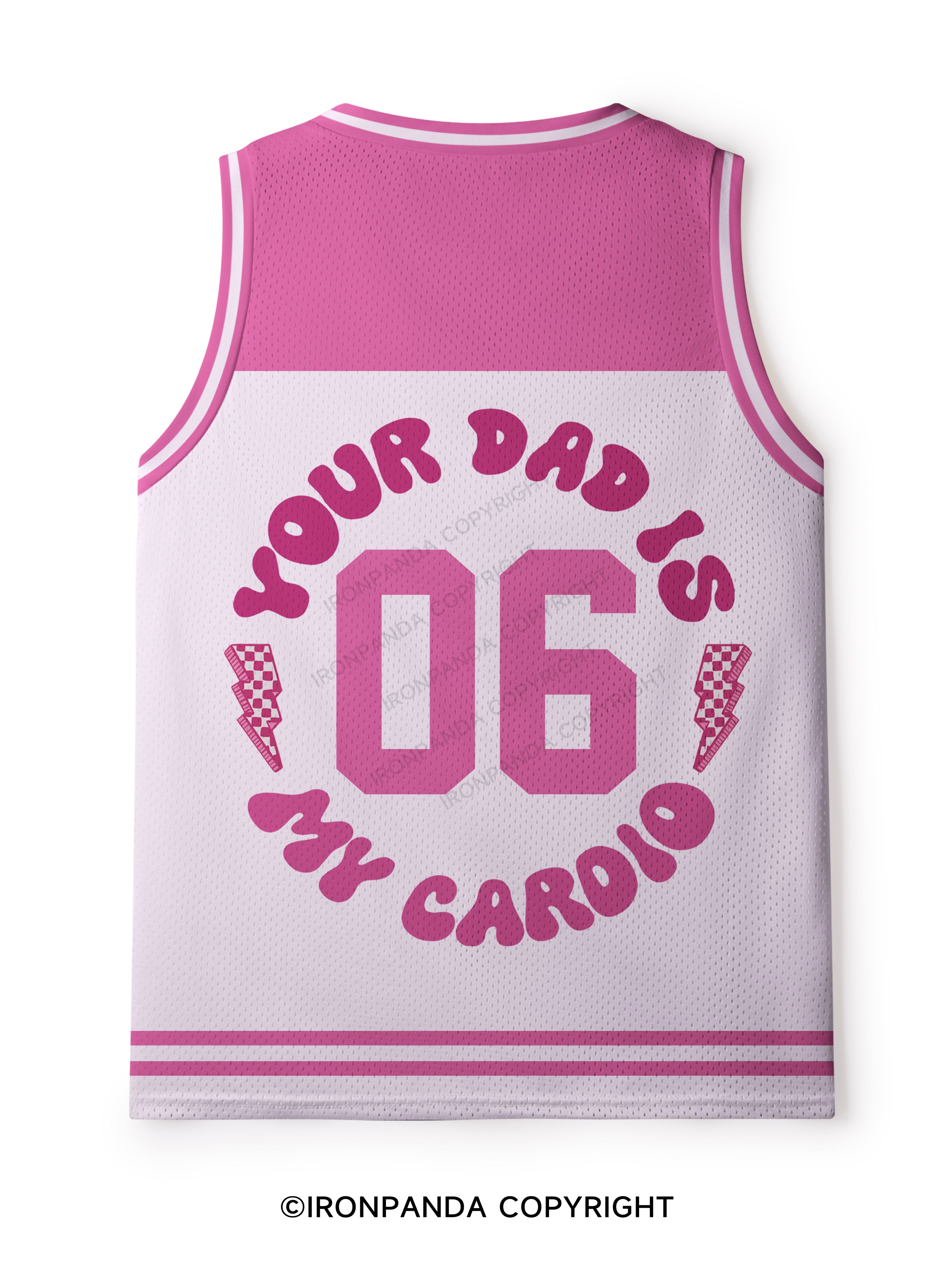 Your Dad Is My Cardio Mesh Tank Top