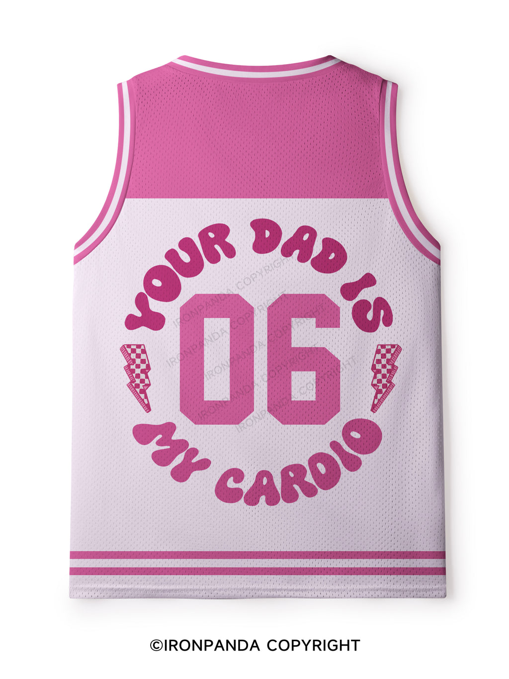 Your Dad Is My Cardio Mesh Tank Top