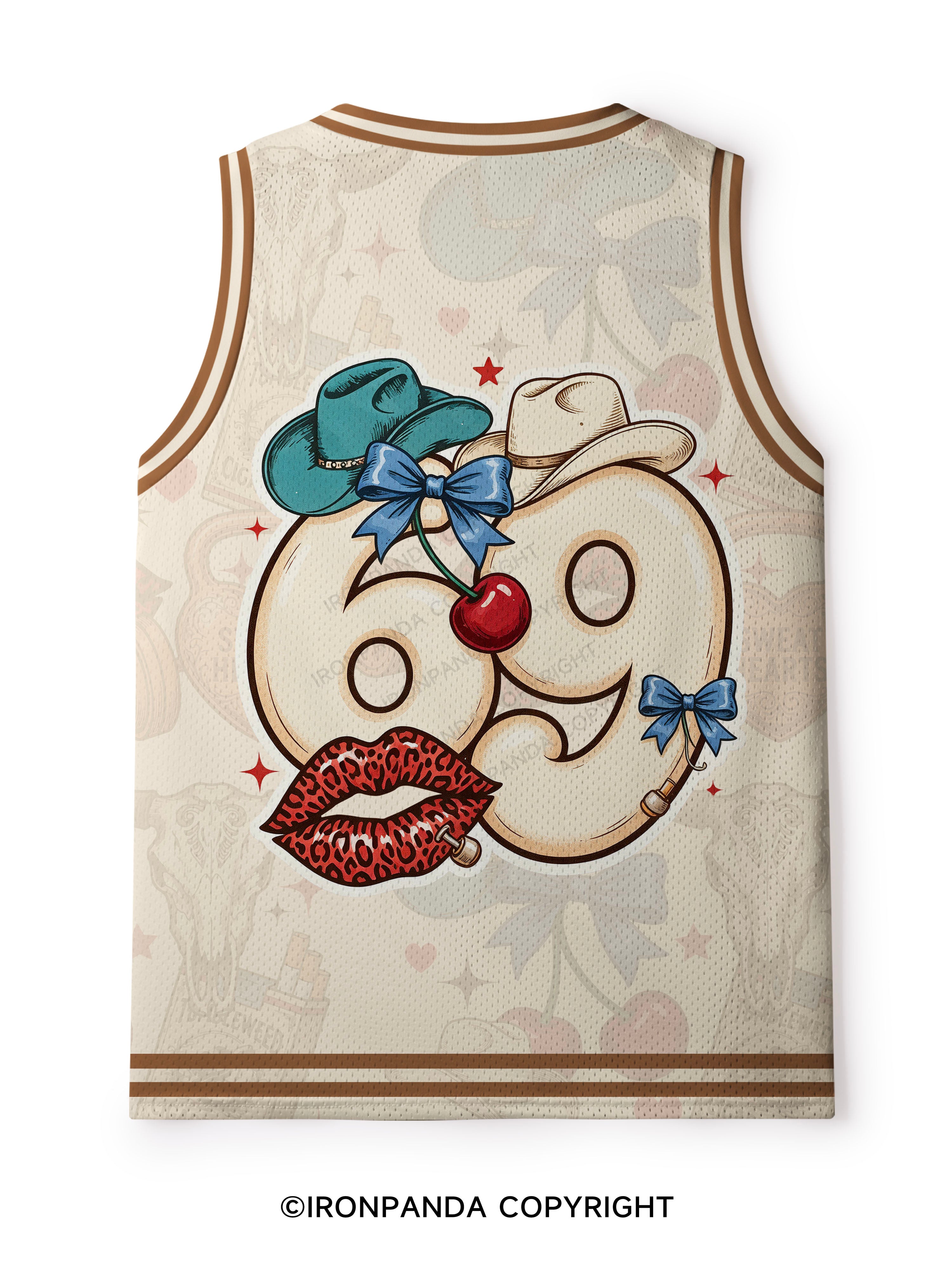 Sweat Hearts Western Gym Mesh Tank Top