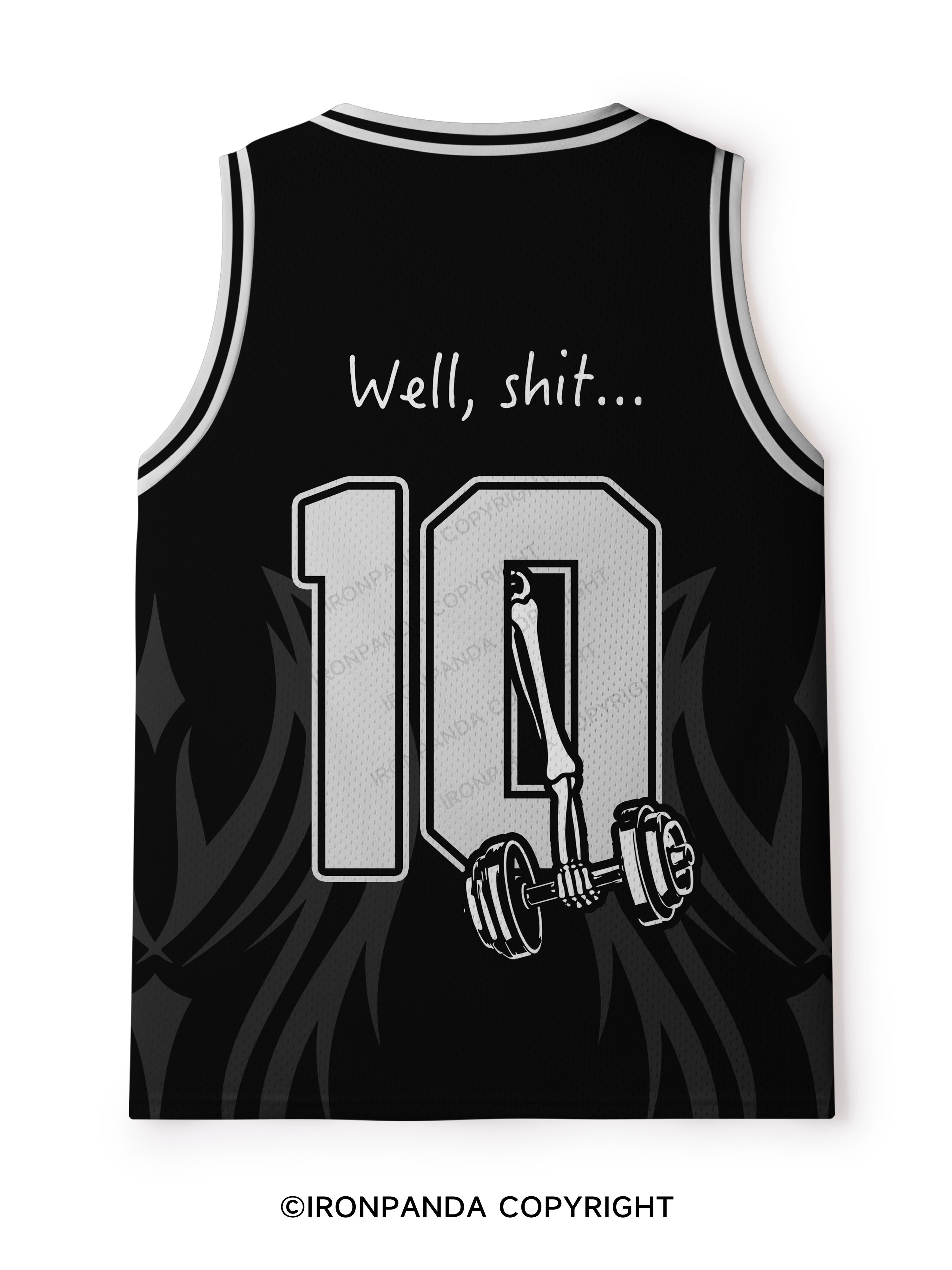 Well Shit Funny Skeleton Mesh Tank Top