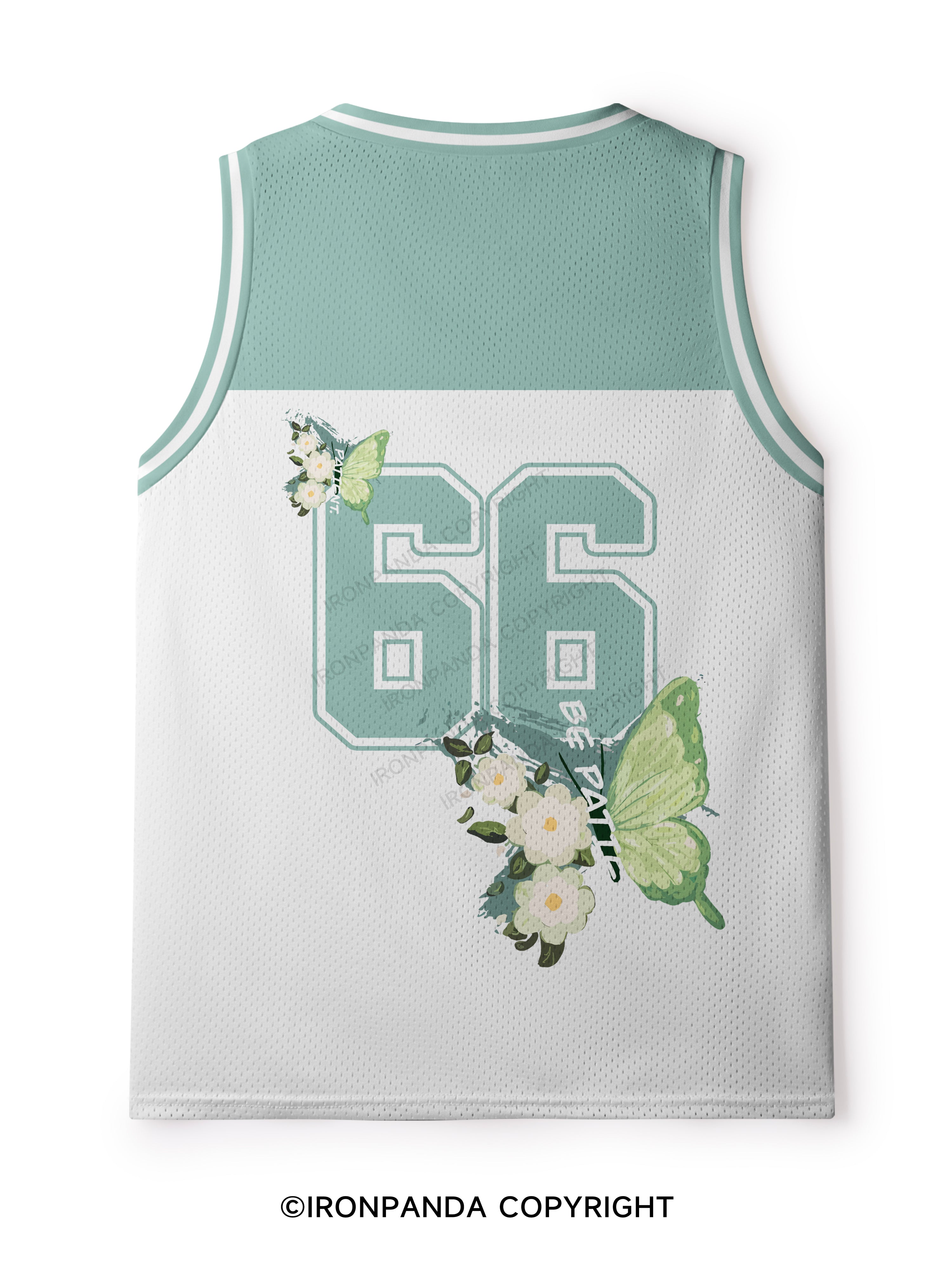 BE PATIENT Mesh Tank Top