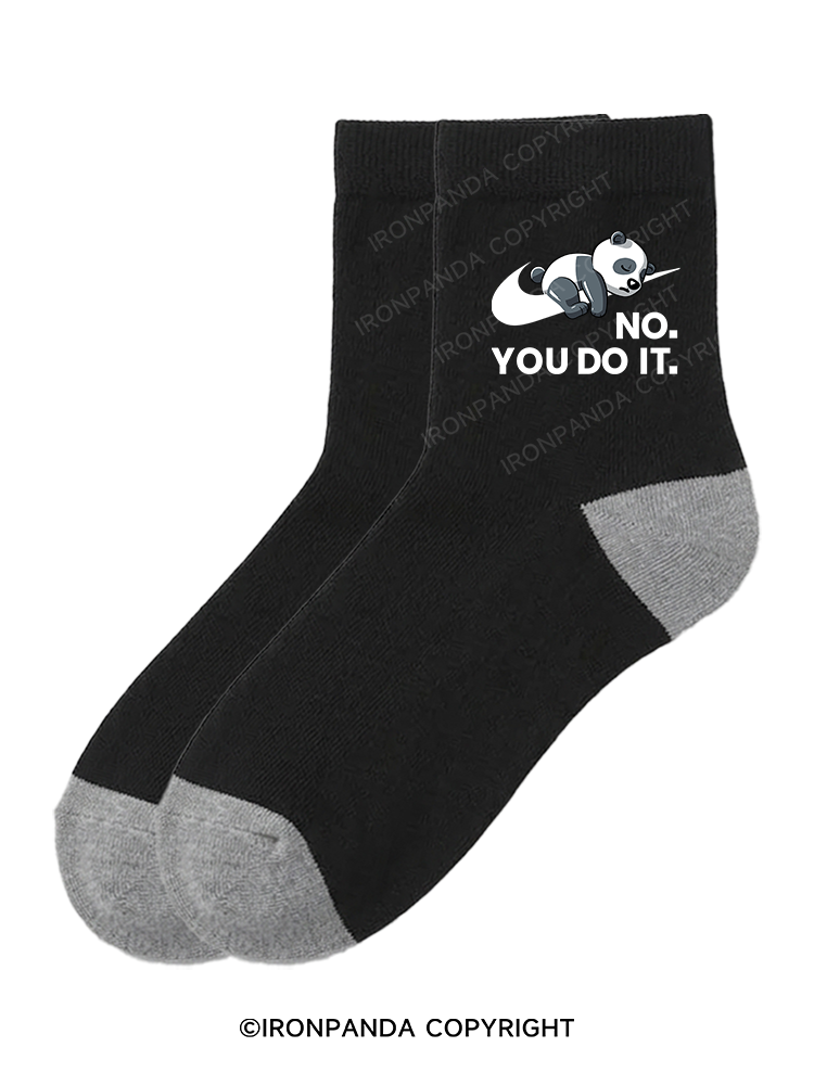 No. You do it Crew Socks