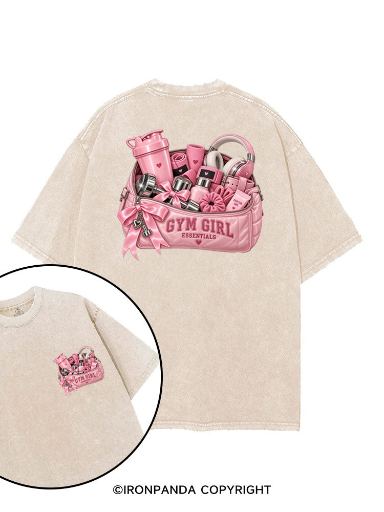 GYM GIRL ESSENTIALS PROTEIN GIRL printed Gym Shirt