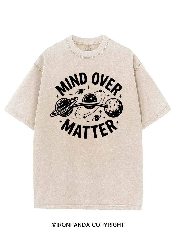 MIND OVER MATTER VINTAGE GYM SHIRT