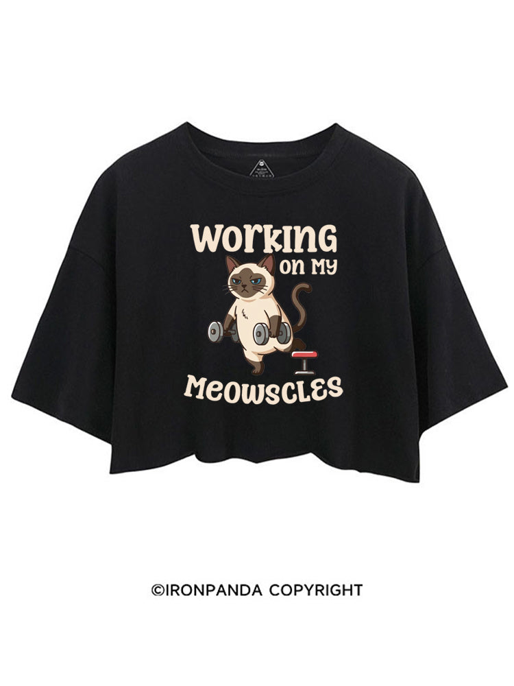 WORKING ON MY MEOWSCLES GYM KITTY CROP TOPS