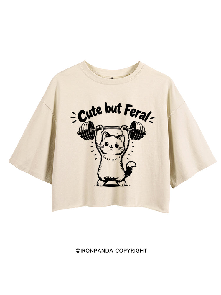 Cute but Feral CROP TOPS
