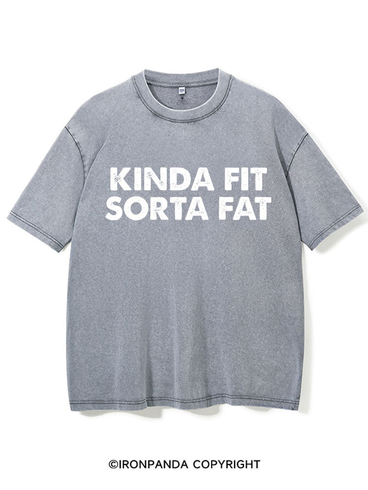 Kinda Fit  Sorta Fat Washed Gym Shirt