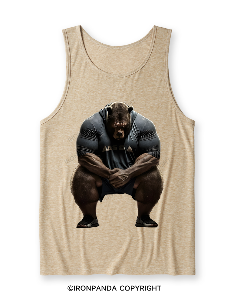 I'm Not Here To Talk Ultra Soft Heather Tank
