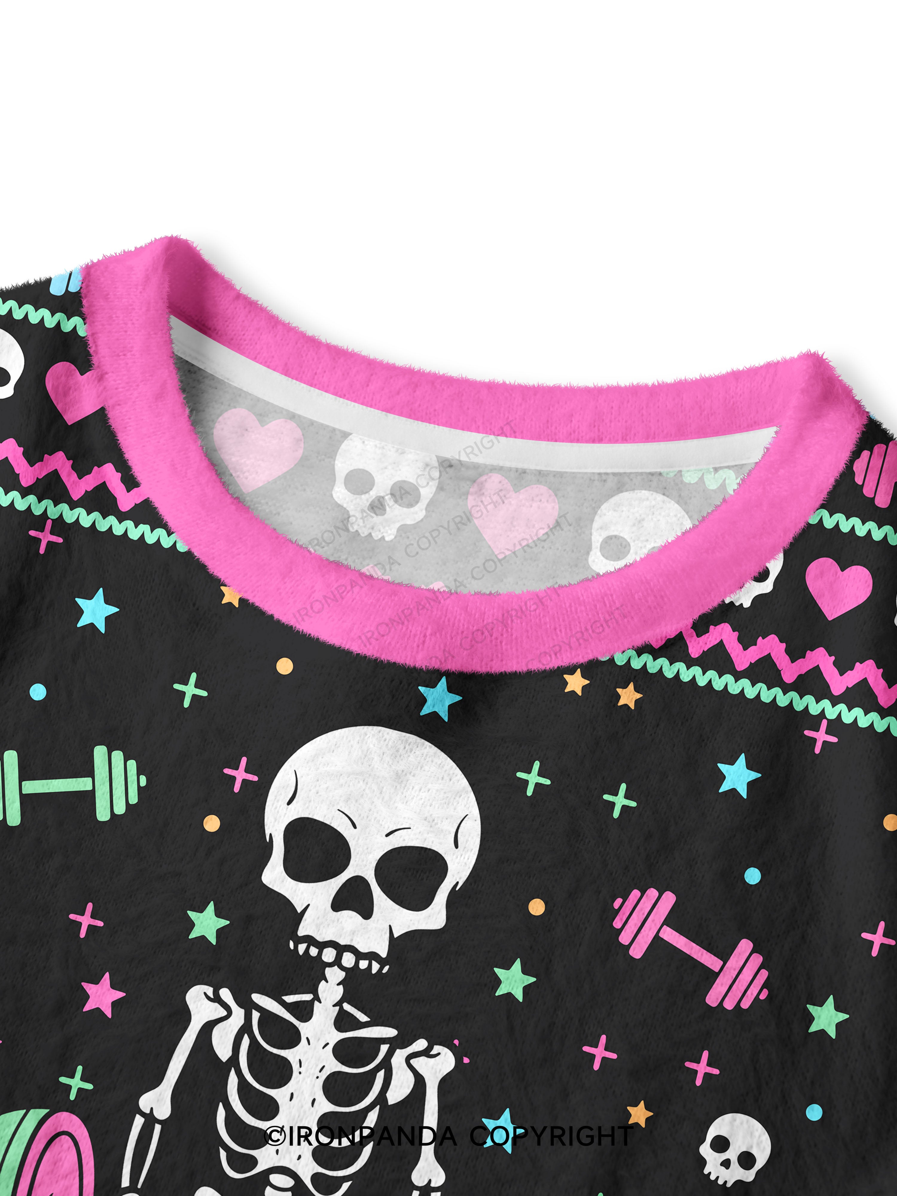 Deadlift Squad Crop Ugly Sweater