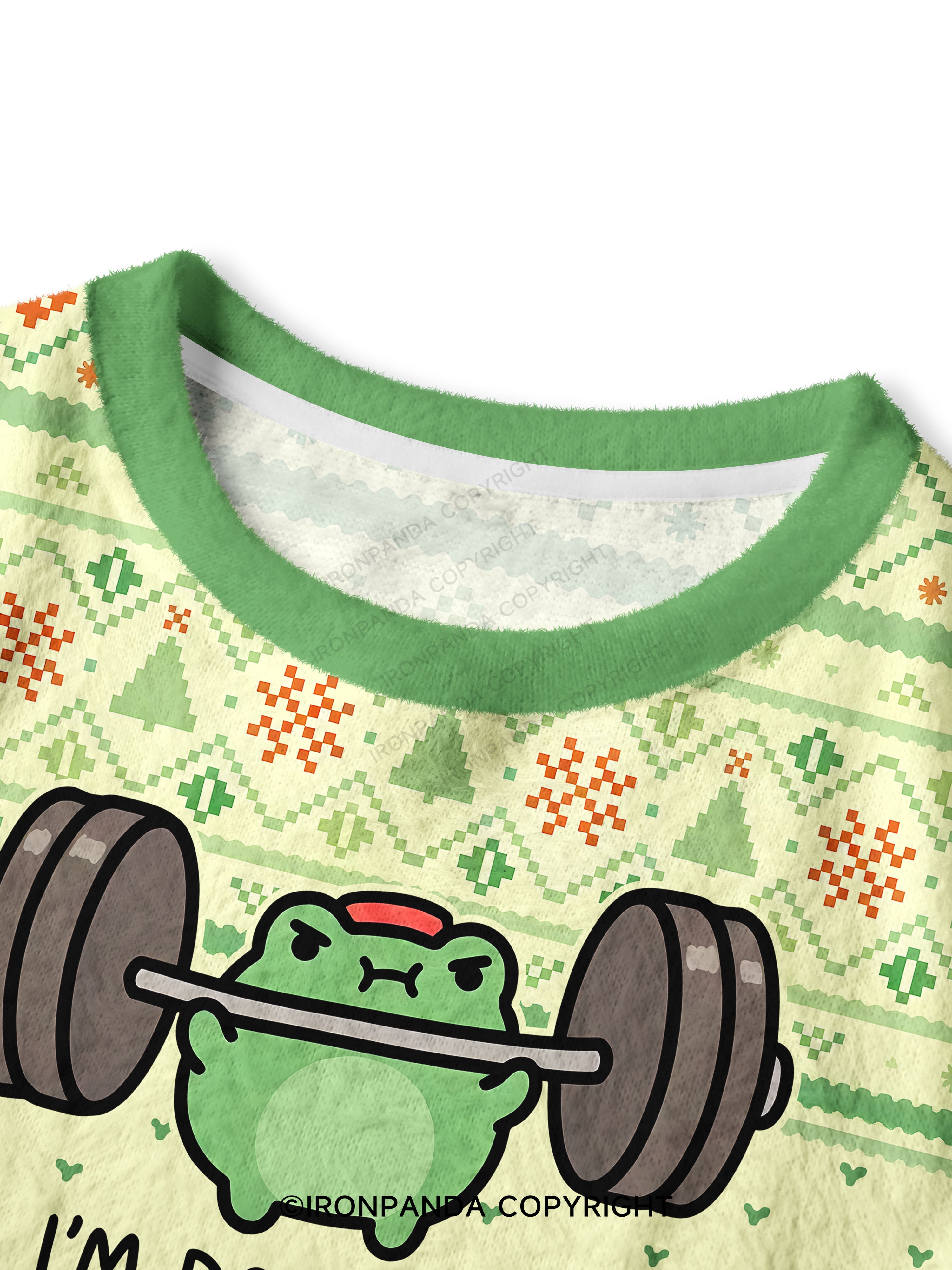 I'M DOING MY BEST, OKAY？Crop Ugly Sweater
