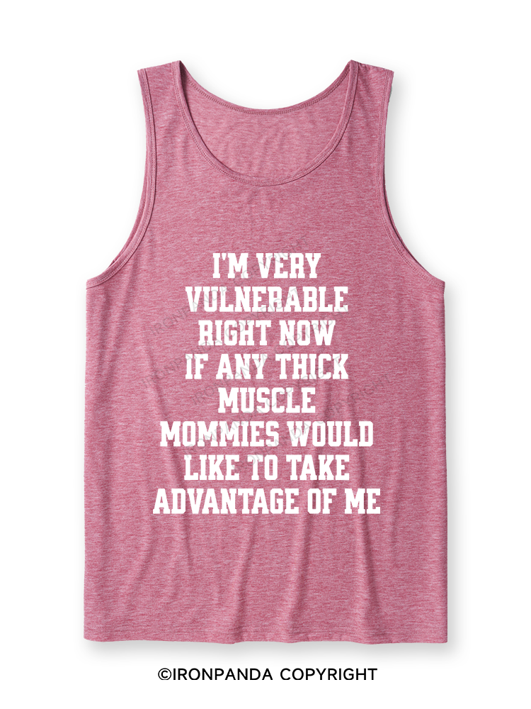 I'm very vulnerable right Ultra Soft Heather Tank
