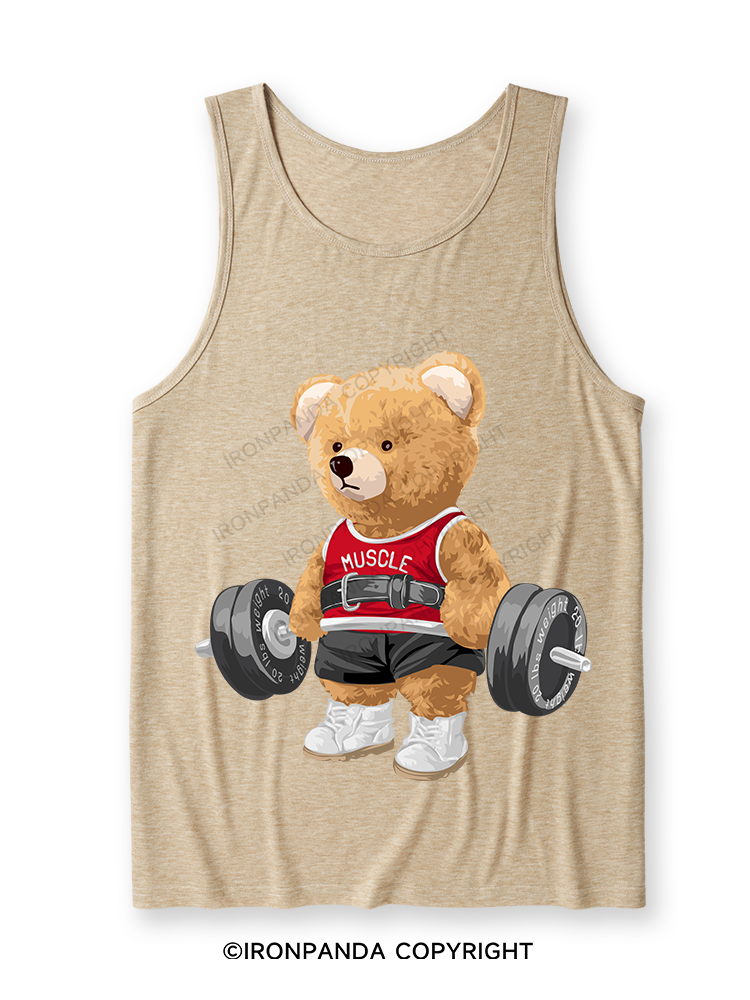 Exercise Bear Ultra Soft Heather Tank