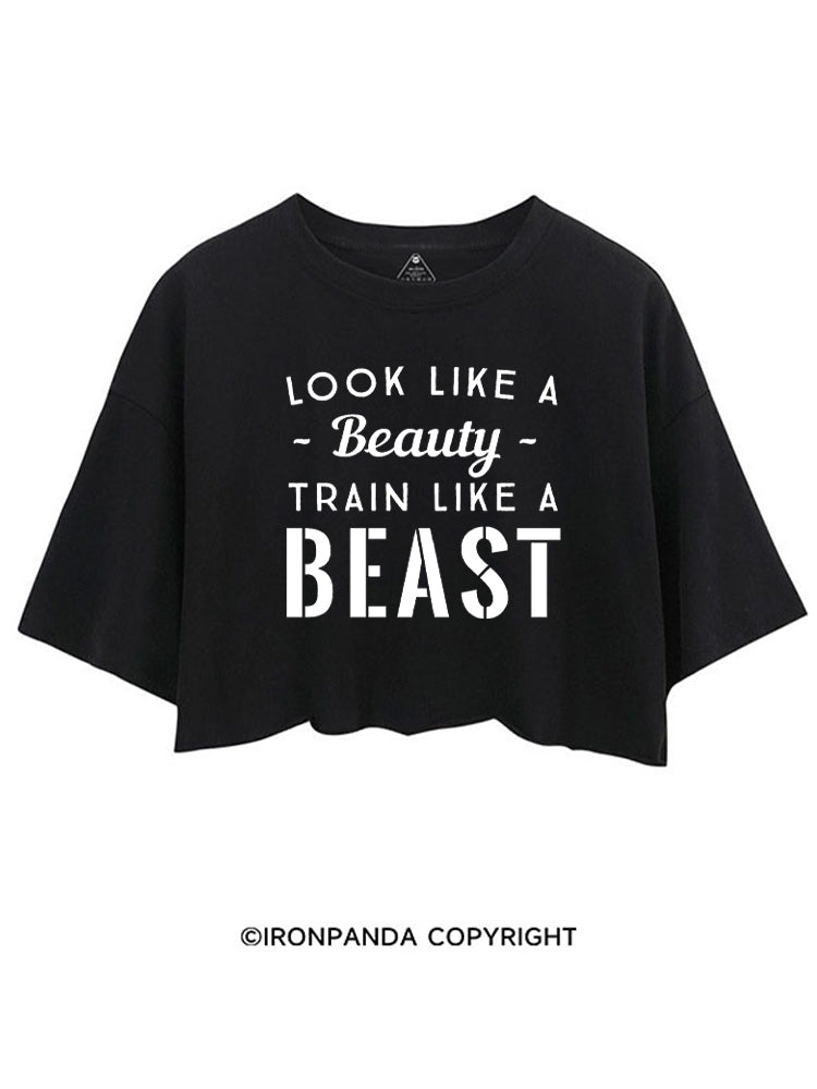 Look like a beauty. Train like a beast CROP TOPS