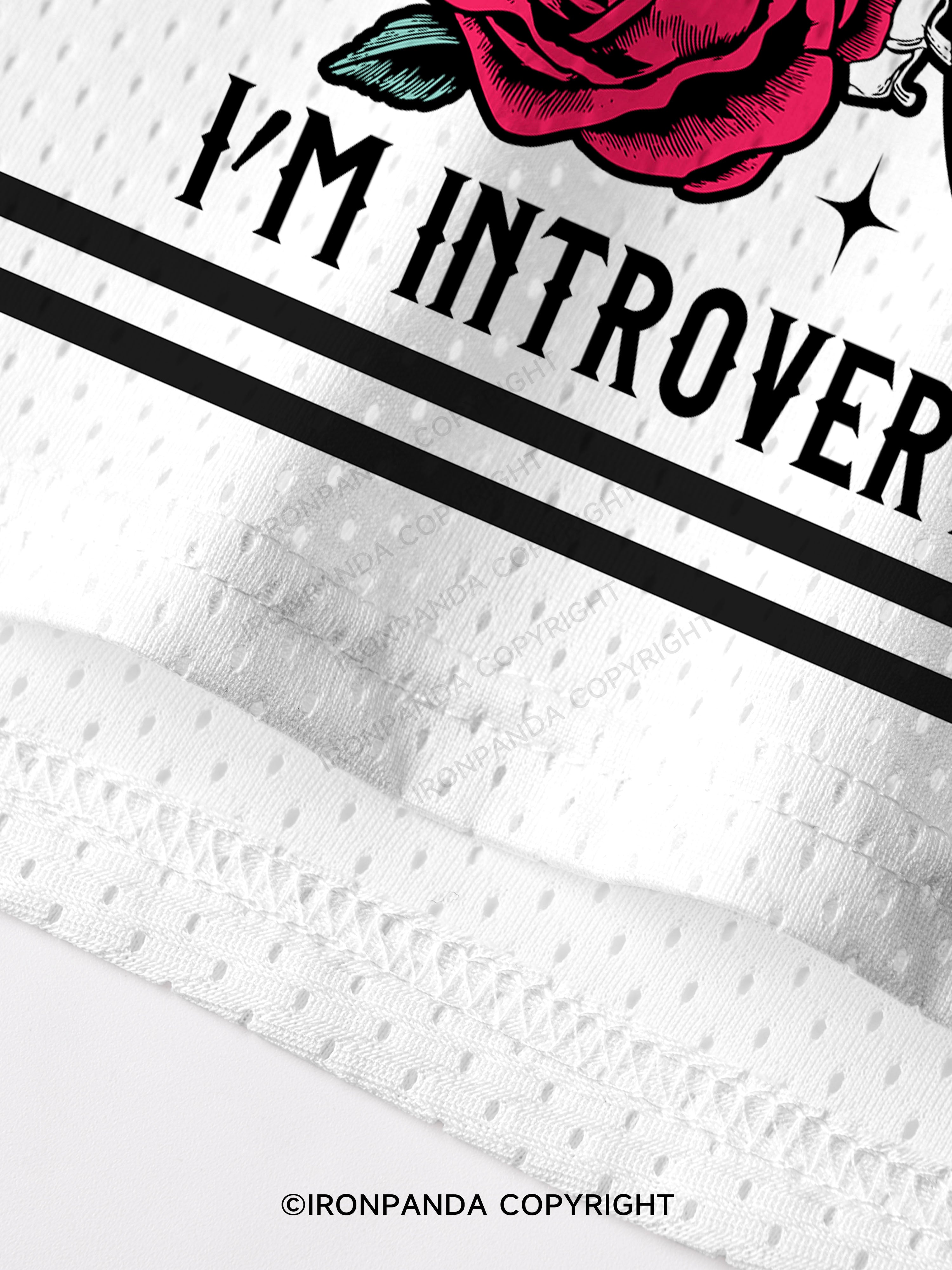 GO AWAY I'M INTROVERTING Mesh Tank Top