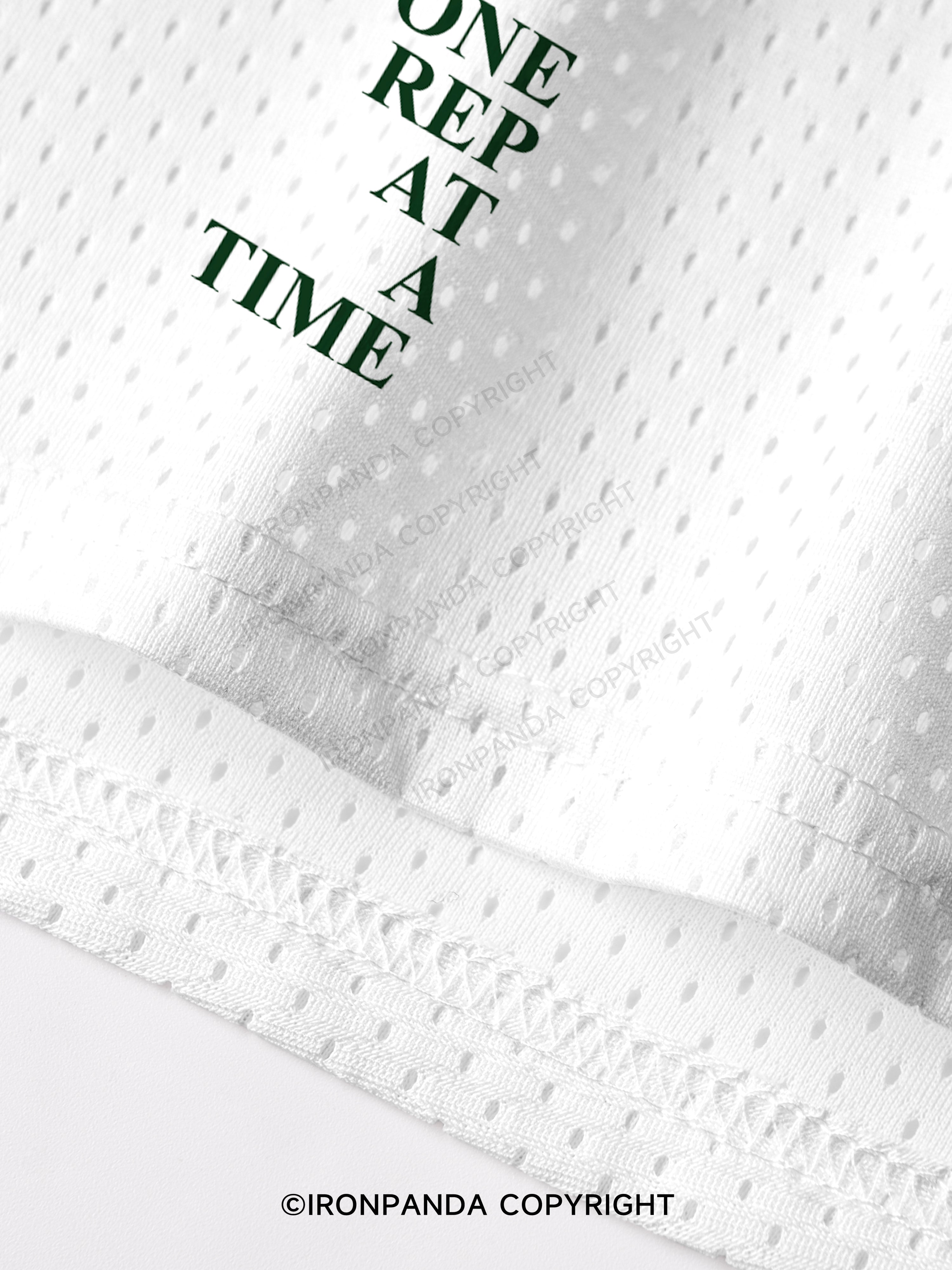 BE PATIENT Mesh Tank Top