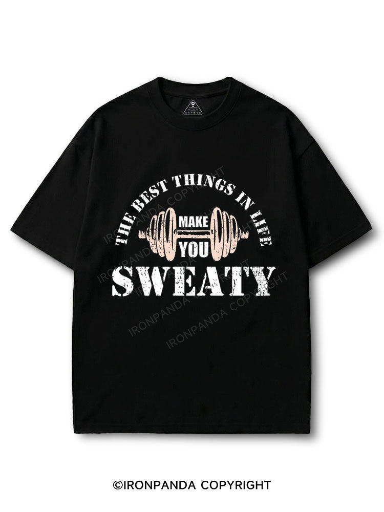 The Best Things In Life Make You Sweaty Funny COTTON PUMP COVER