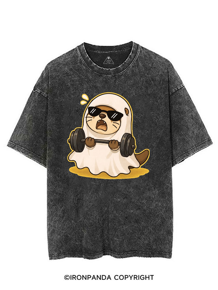 GHOST GYM OTTER VINTAGE GYM SHIRT