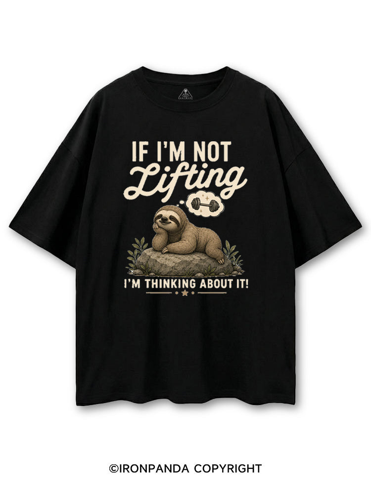 I'M NOT LIFTING, I'M THINKING ABOUT IT! COTTON PUMP COVER