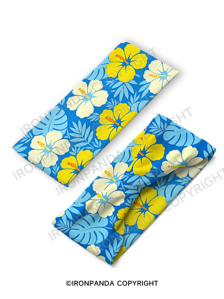 Tropical Hibiscus Gym Headband