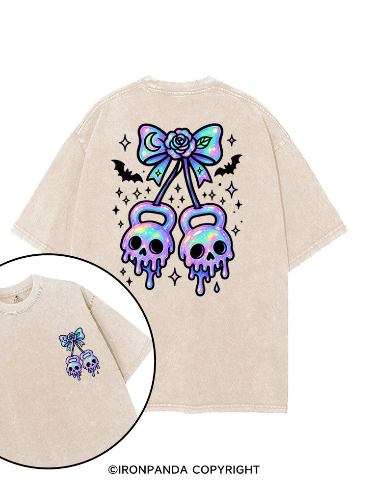 GHOST DRIP KETTLEBELLS printed Gym Shirt