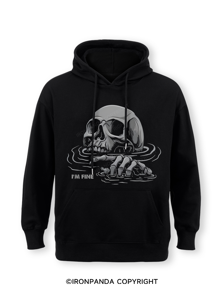I’M FINE Classic Gym Hoodie