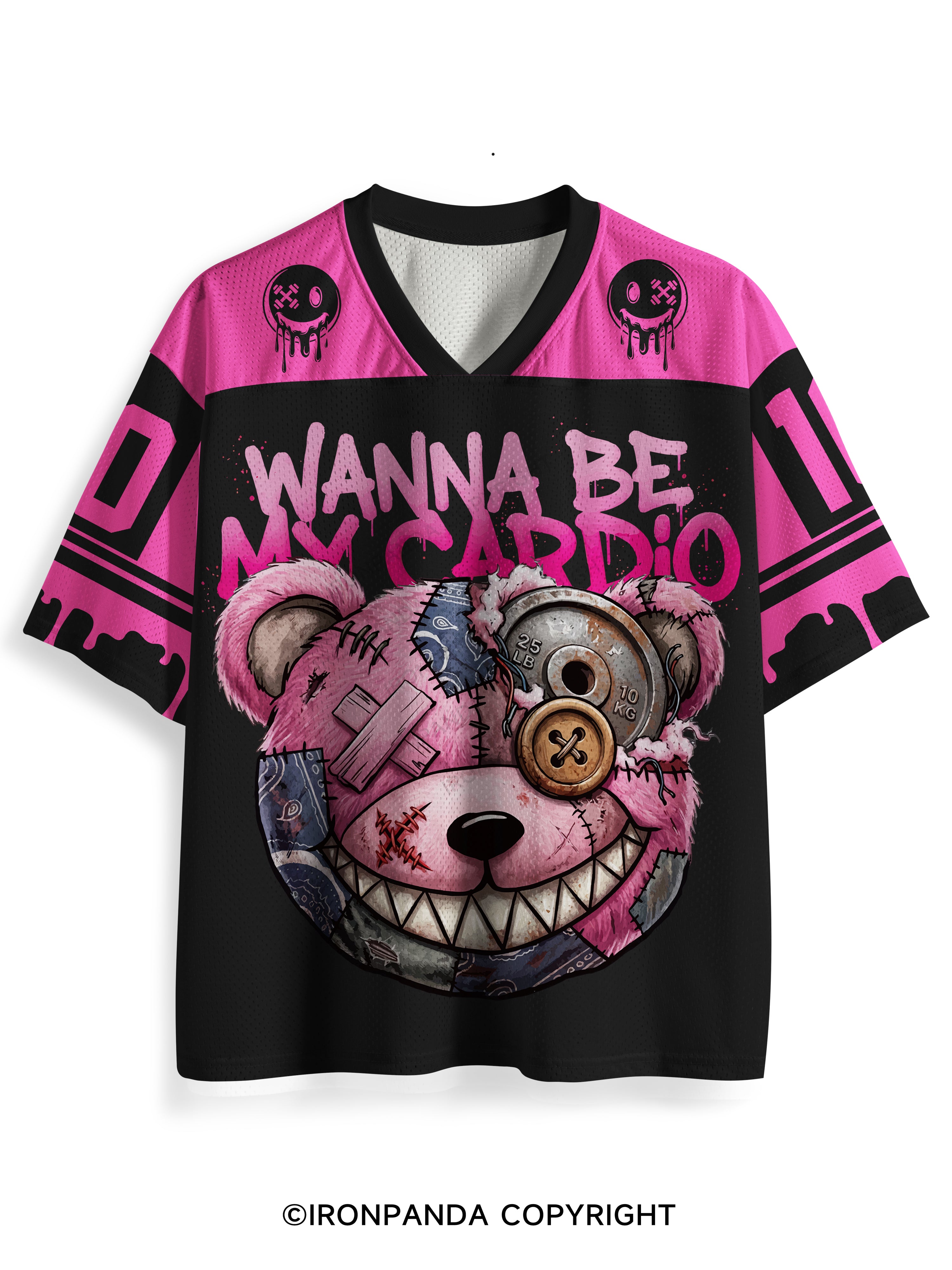 WANNA BE MY CARDIO Mesh Jersey