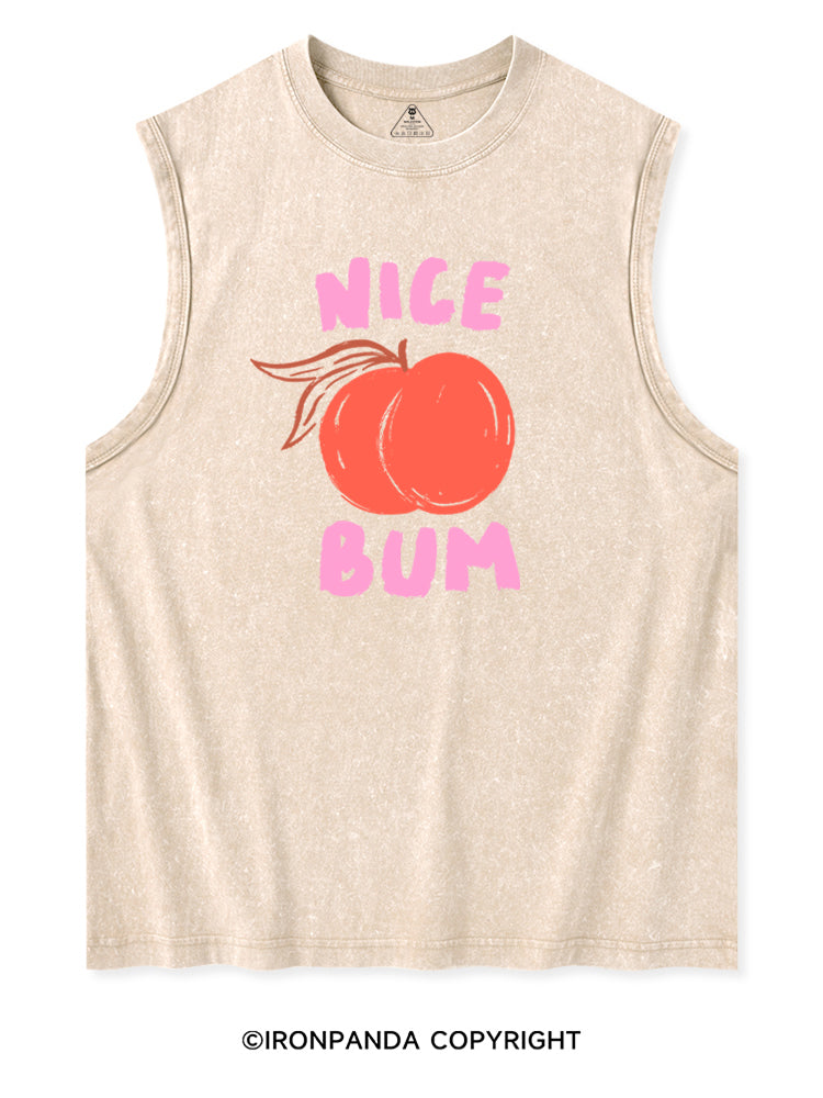 NICE BUM PEACHY Washed Tank