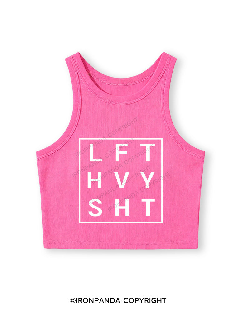 LFT HVY SHT Fitted Crop Tank Top