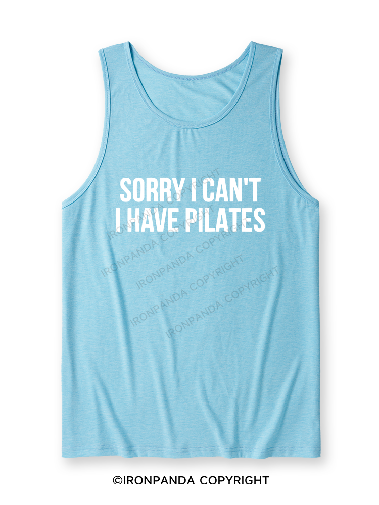 SORRY I CAN’T HAVE PILATES Ultra Soft Heather Tank