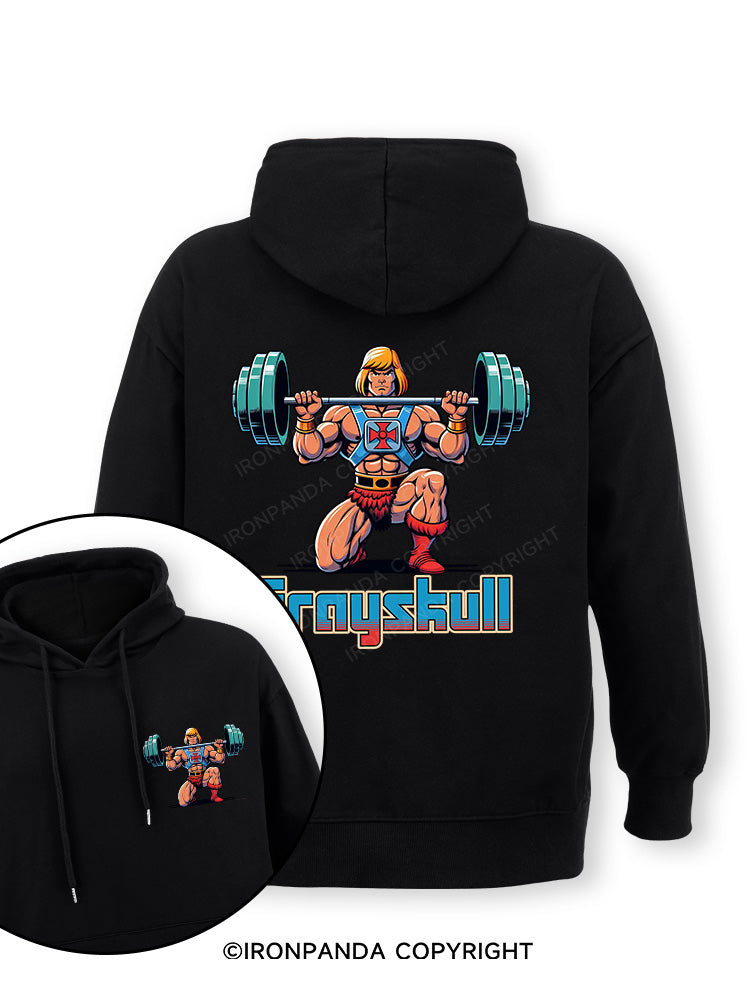 grayskull he man weightliting Double-Sided Printed Classic Gym Hoodie