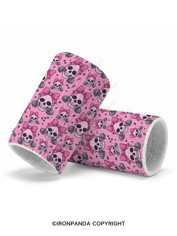 Girly Gym Skull Gym Elastic Wrist Wrap
