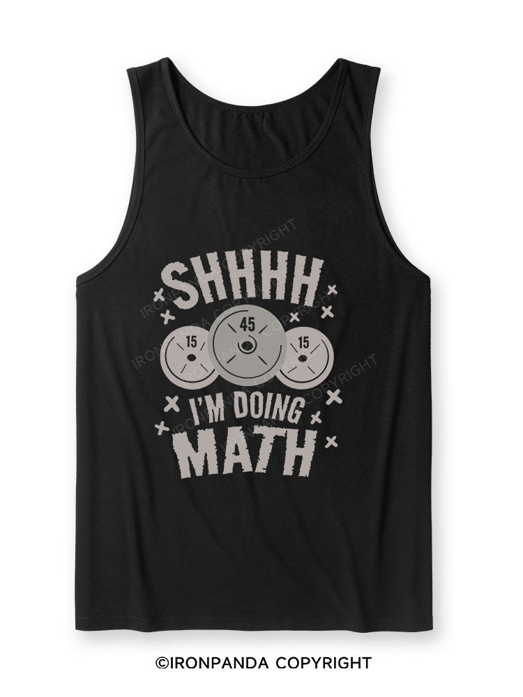SHHHH I'M DOING MATH Ultra Soft Heather Tank