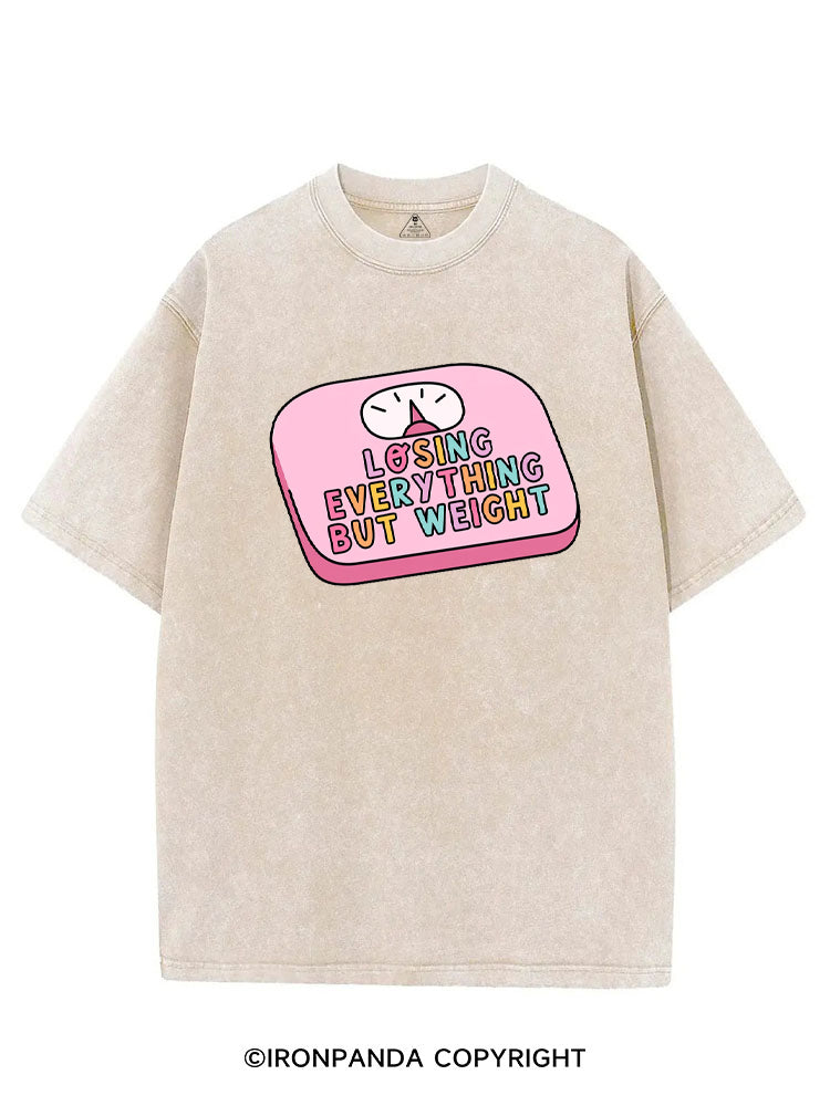 LOSING EVERYTHING BUT WEIGHT VINTAGE GYM SHIRT