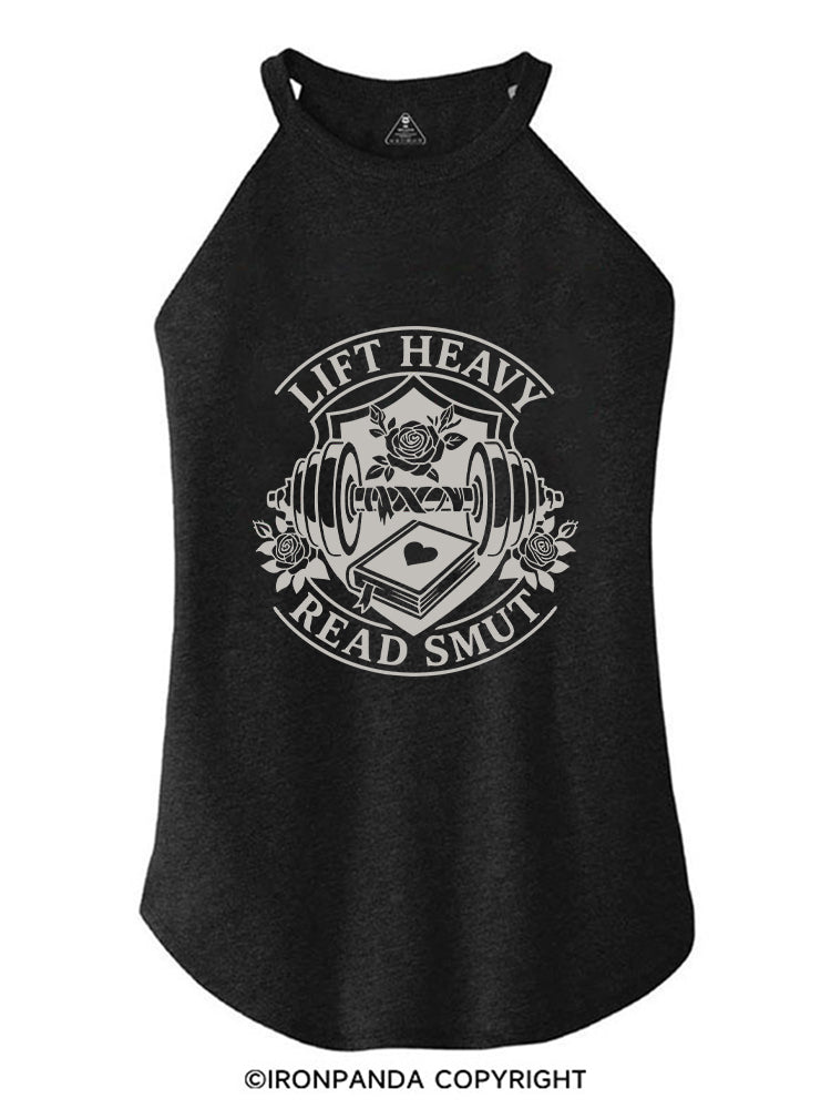 LIFT HEAVY READ SMUT FITNESS ROCKER COTTON TANK