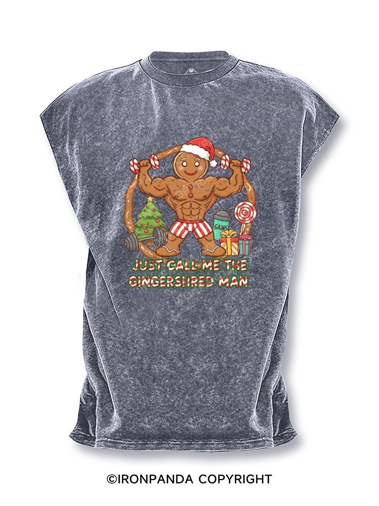JUST CALL ME THE GINGERSHRED MAN Cut Off Tank