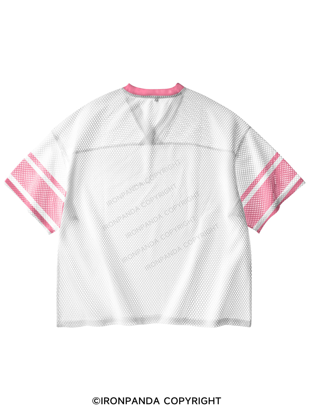 GYM IS MY THERAPY V-Neck Open Hole Mesh Top
