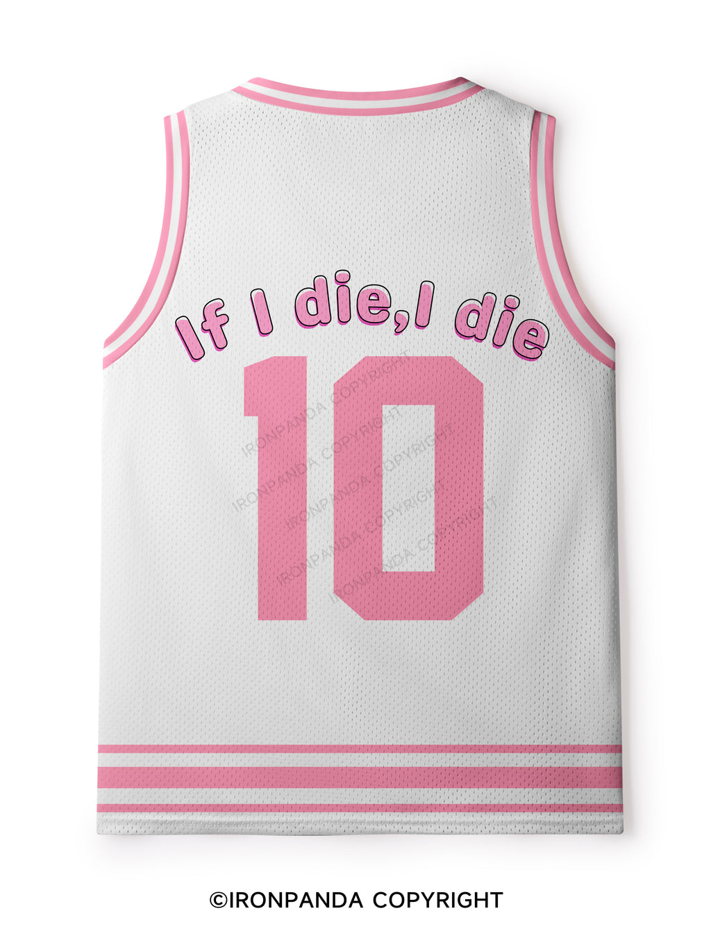 IF I DIE I DIE Mesh Tank Top