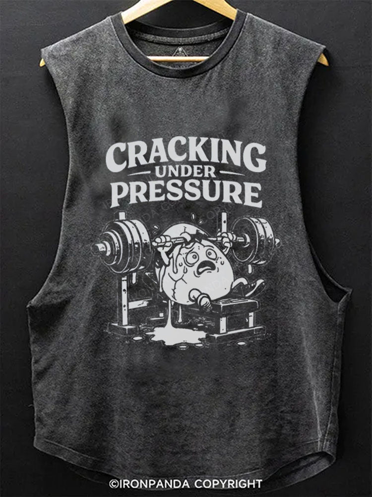 Cracking Under Pressure Scoop Bottom Cotton Tank