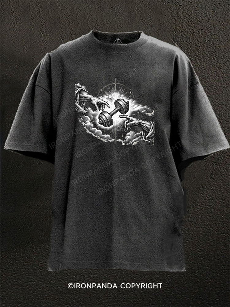 Insipirual Gym Washed Gym Shirt