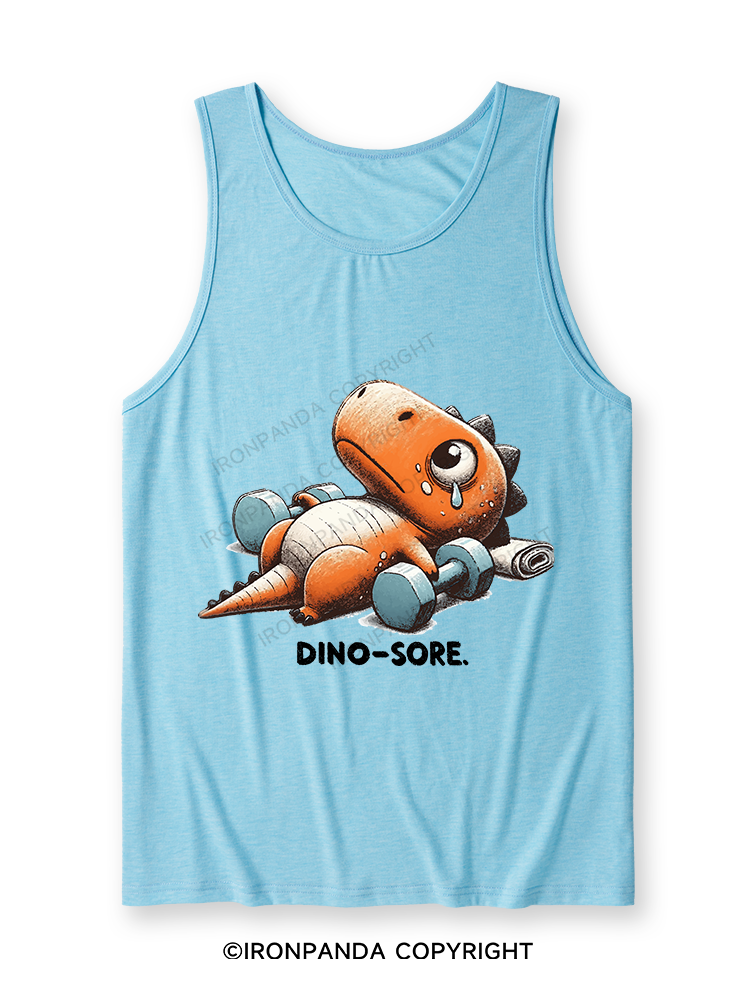 Dino-Sore After Workout Ultra Soft Heather Tank