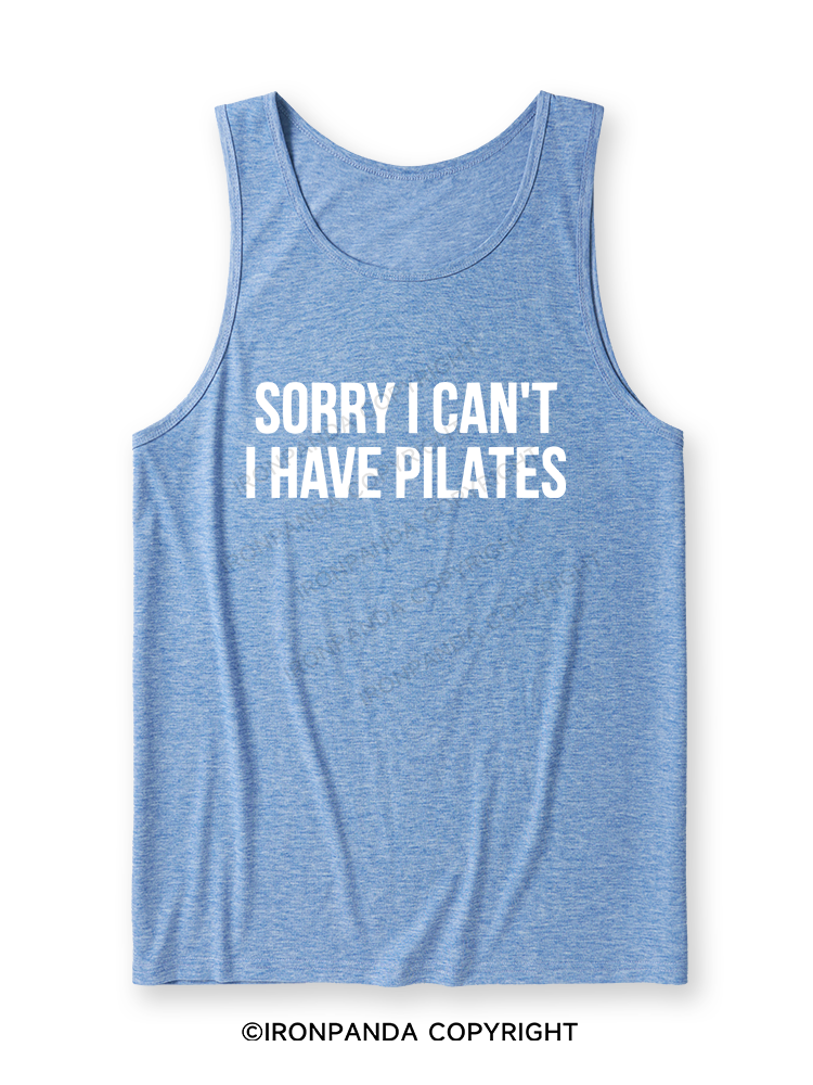SORRY I CAN’T HAVE PILATES Ultra Soft Heather Tank